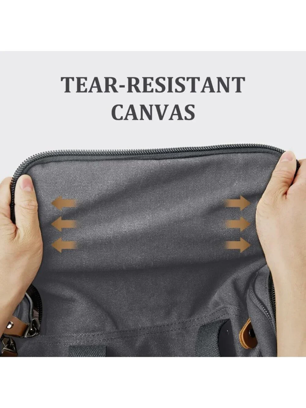 Expandable 60L Canvas Duffle Bag - Stylish Travel Overnight Weekender Tote